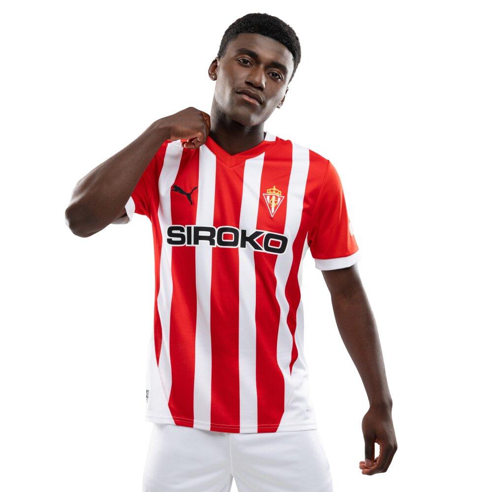 PUMA Maglia da calcio ufficiale Real Sporting de Gijón Puma da adulto Football Uomo