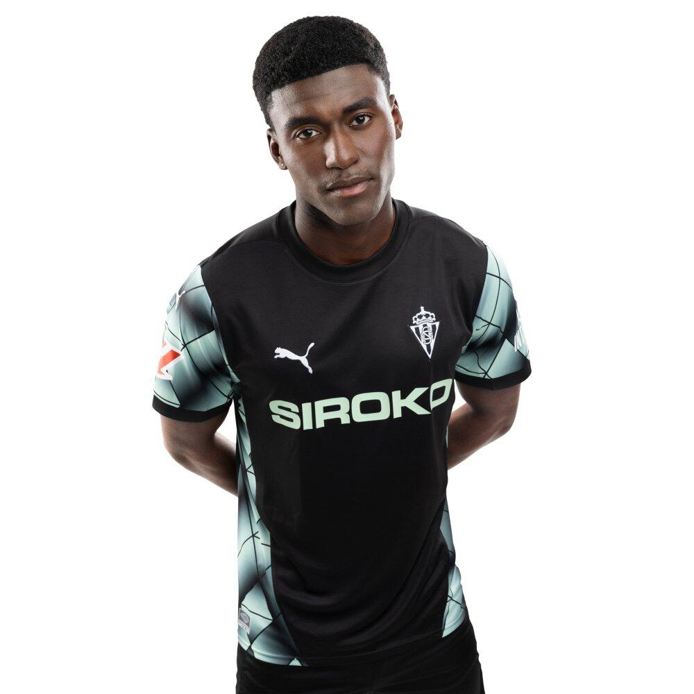 PUMA Maglia da calcio ufficiale Real Sporting de Gijón Puma da adulto Football Uomo