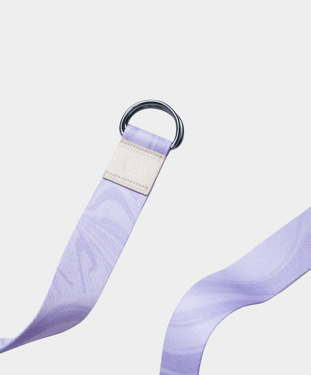 Correa de yoga de algodón Kurma de 240 cm, color blanco 3/5
