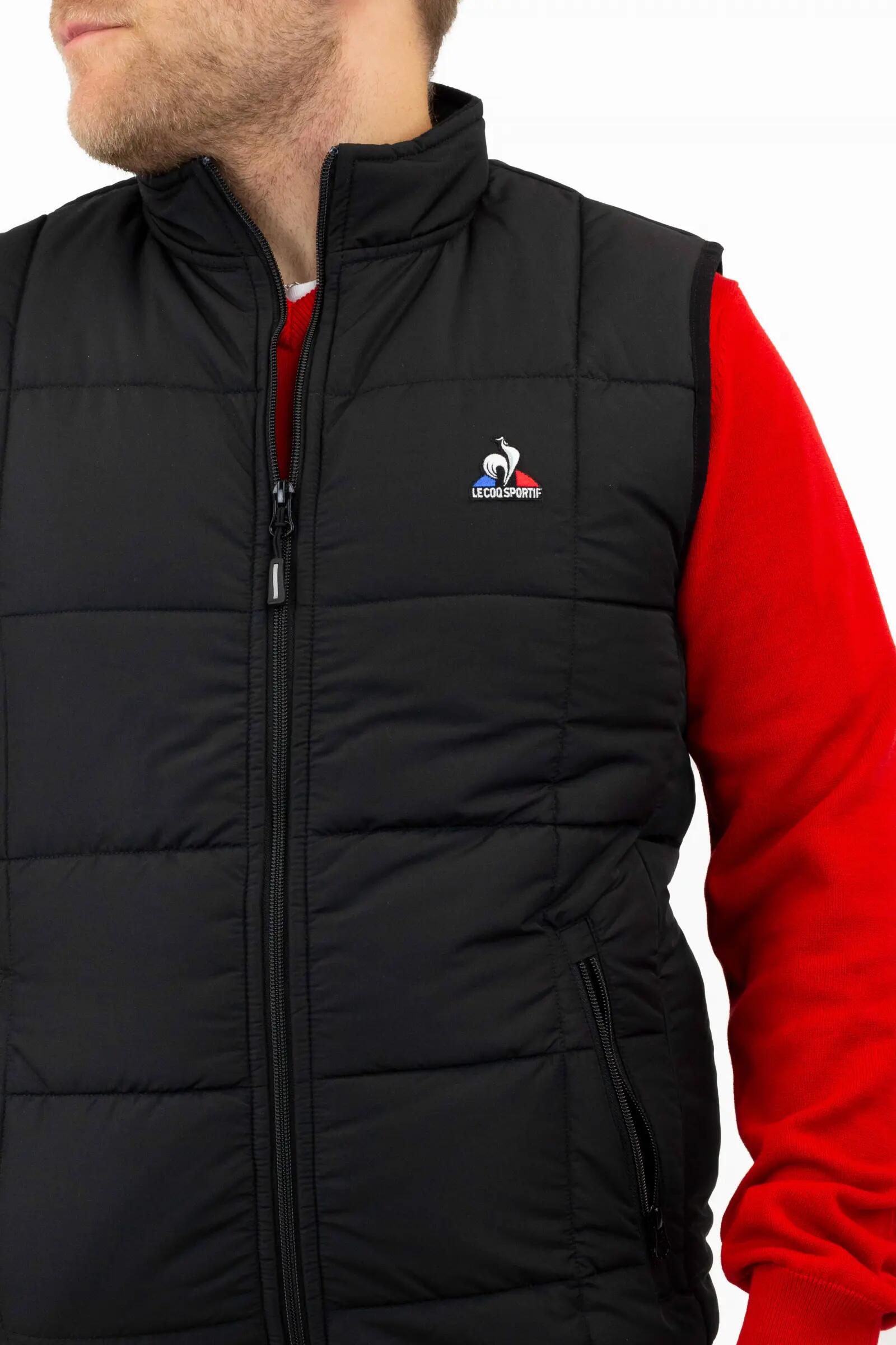 Doudoune sans manche Noir Homme Le Coq Sportif Tri N°1 4/4