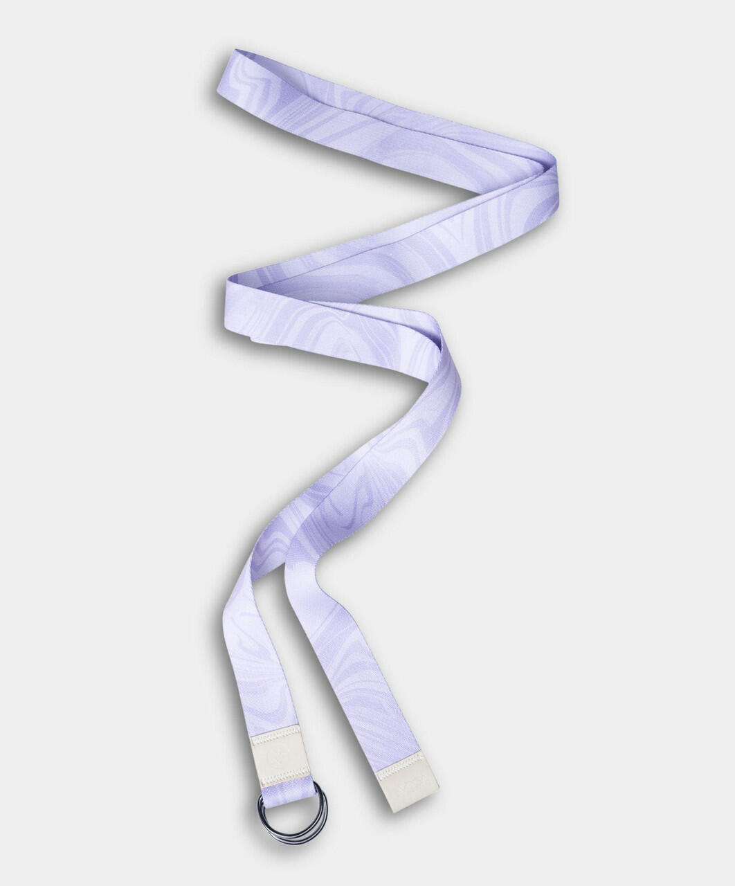 Correa de yoga de algodón Kurma de 240 cm, color blanco 2/5