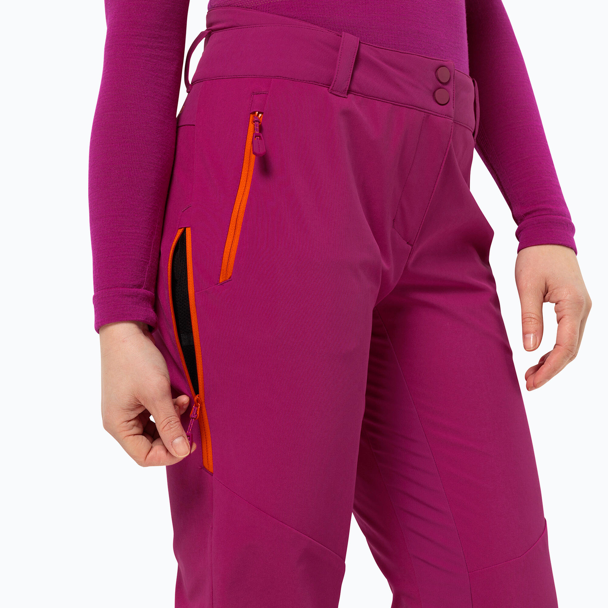 Pantalones softshell para mujer Jack Wolfskin Alpspitze Tour 4/5