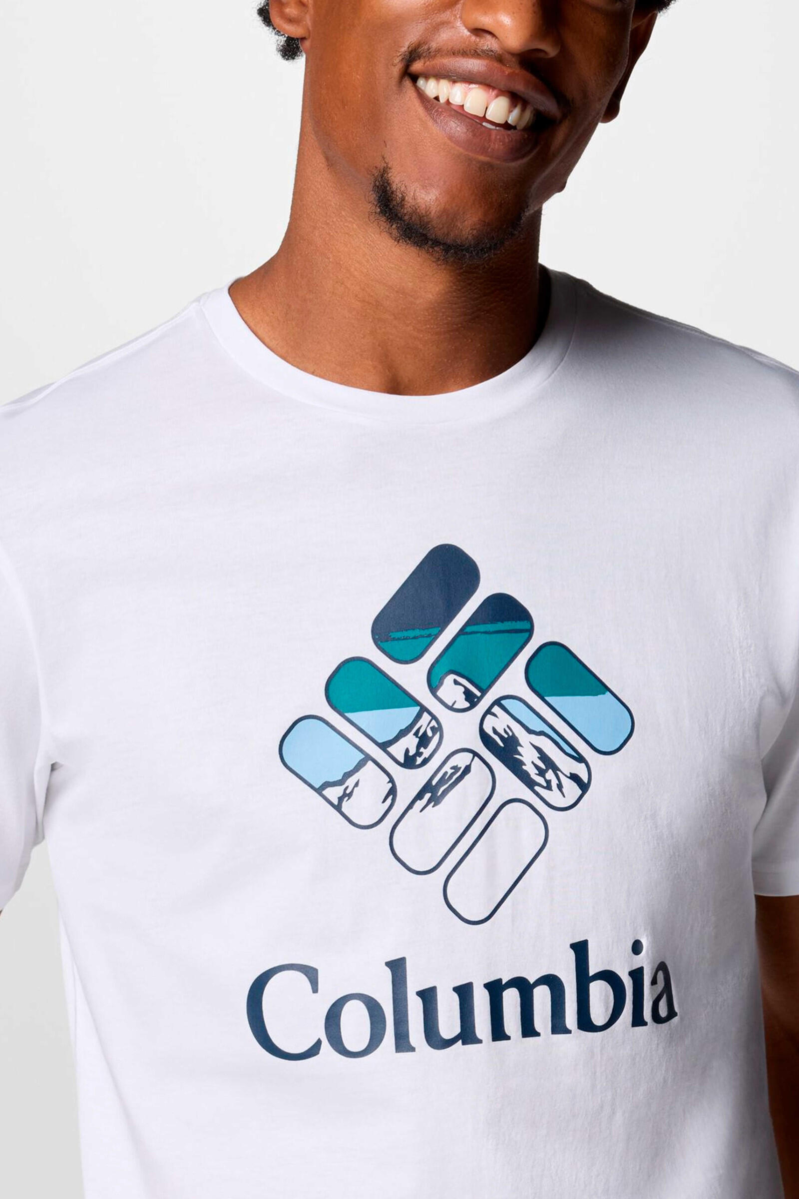 Columbia Camiseta Rapid Ridge Blanco 4/4