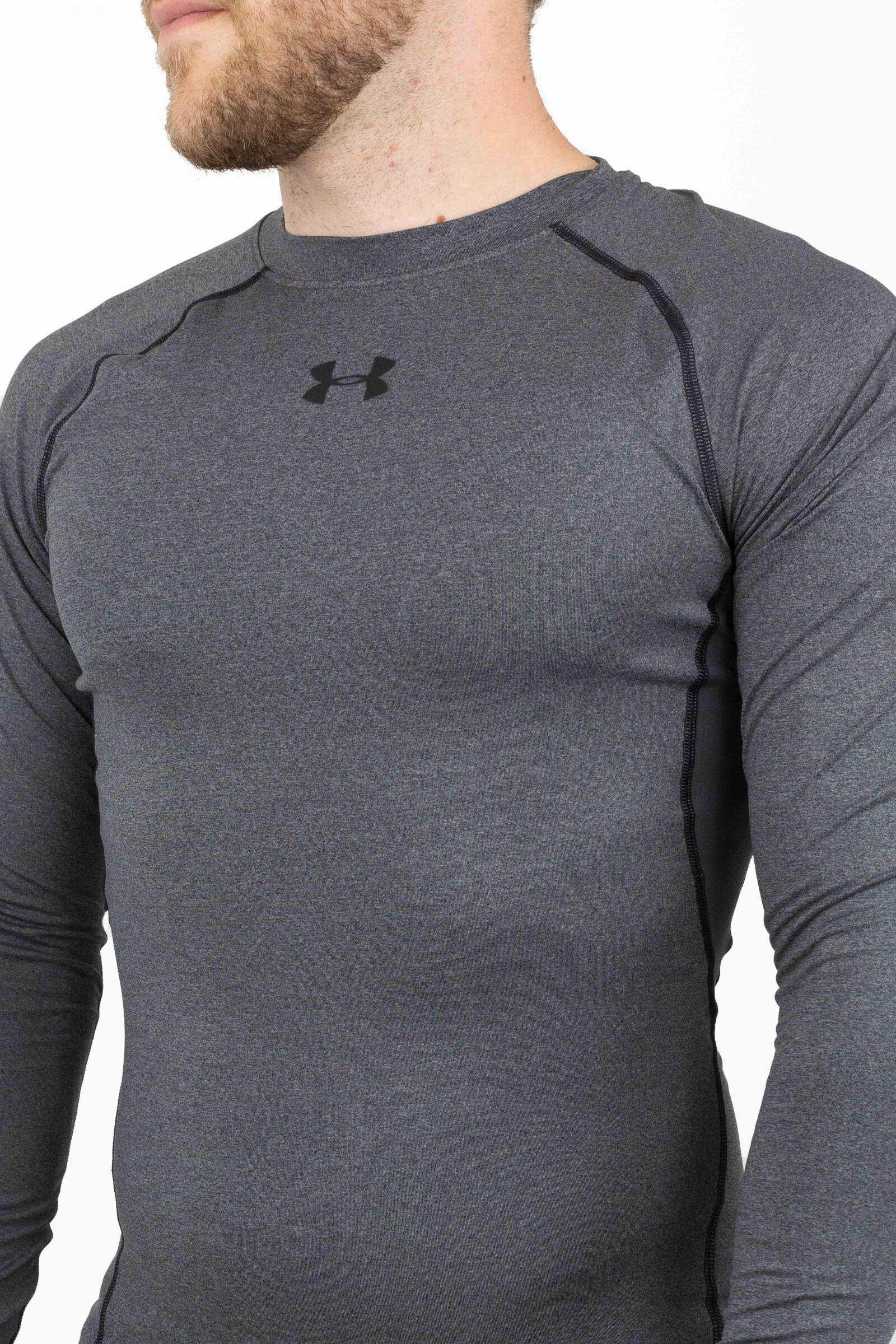 Under Armour Camiseta De Manga Larga Heatgear Armour Gris 4/4