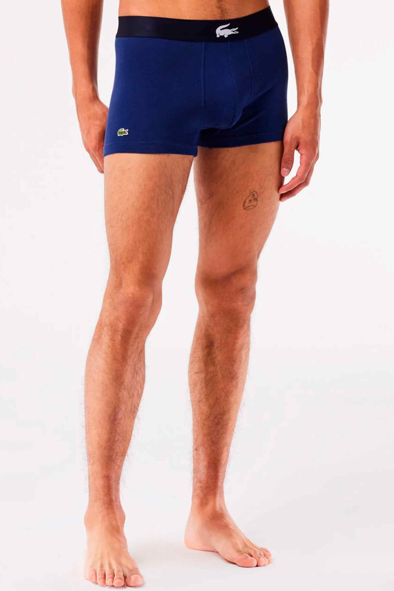 Pacote de cuecas Lacoste Courts para homem 4/5