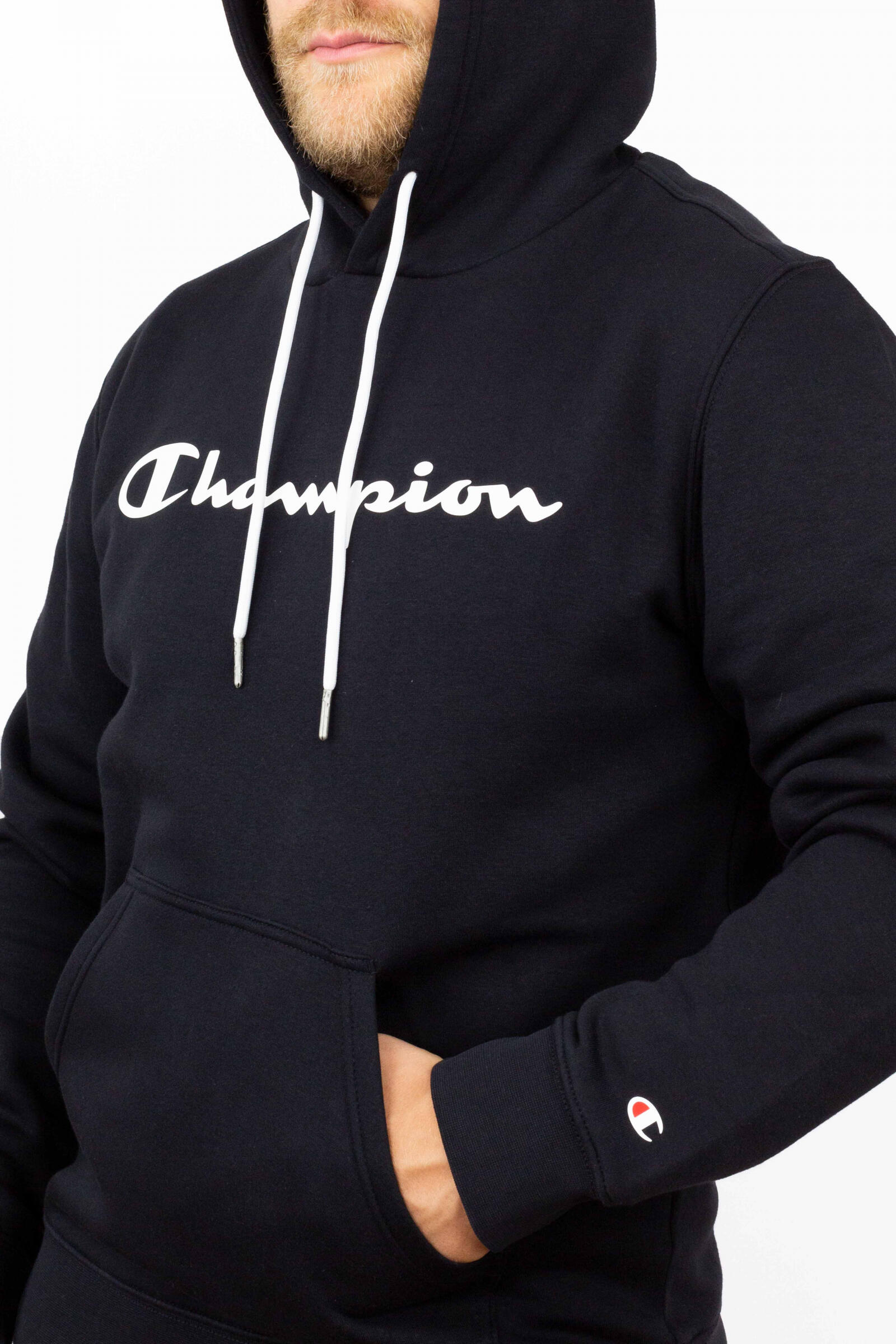 Champion Sudadera Champion Big Logo Negro 4/5