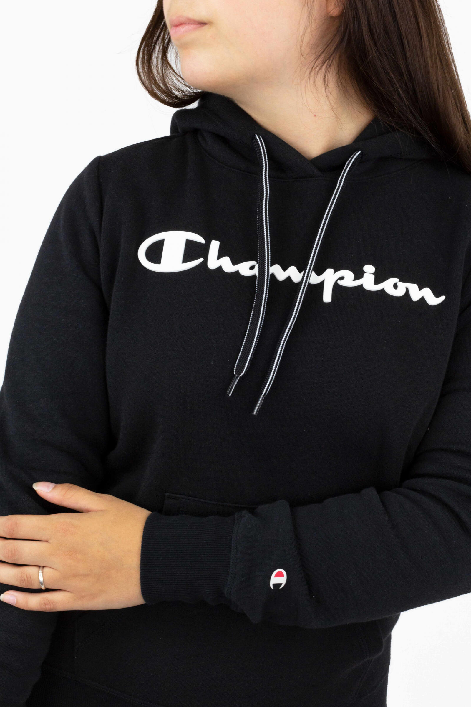 Champion Sudadera Champion Big Logo Negro 4/4