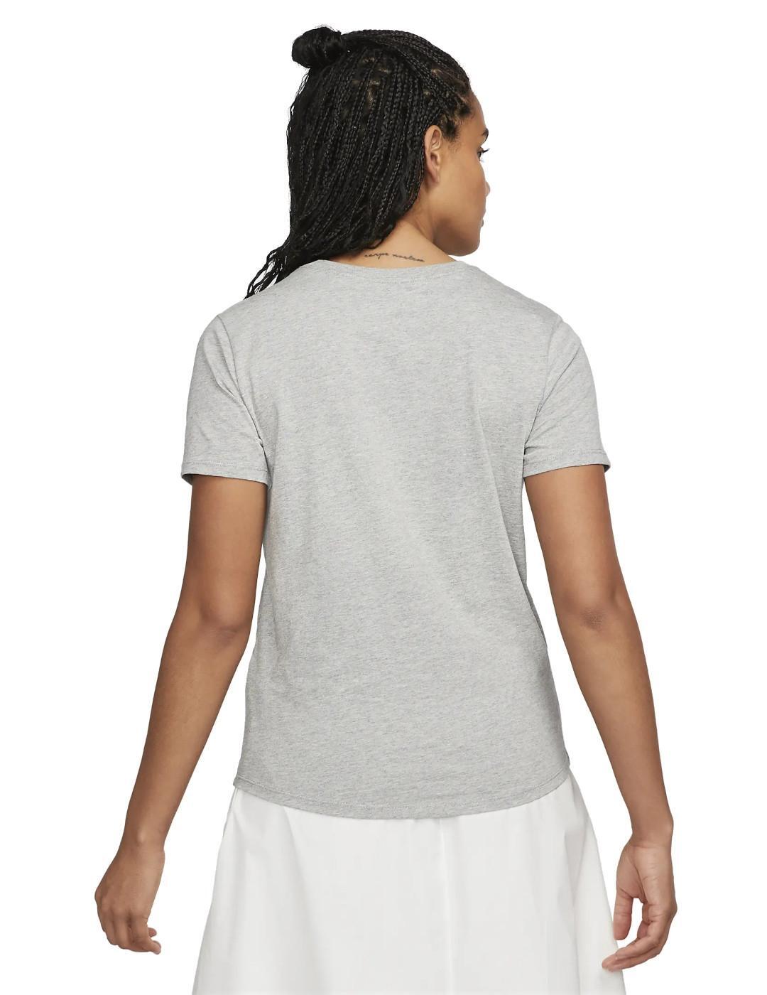 Maglietta da donna Nike Nsw club Grigia 2/4