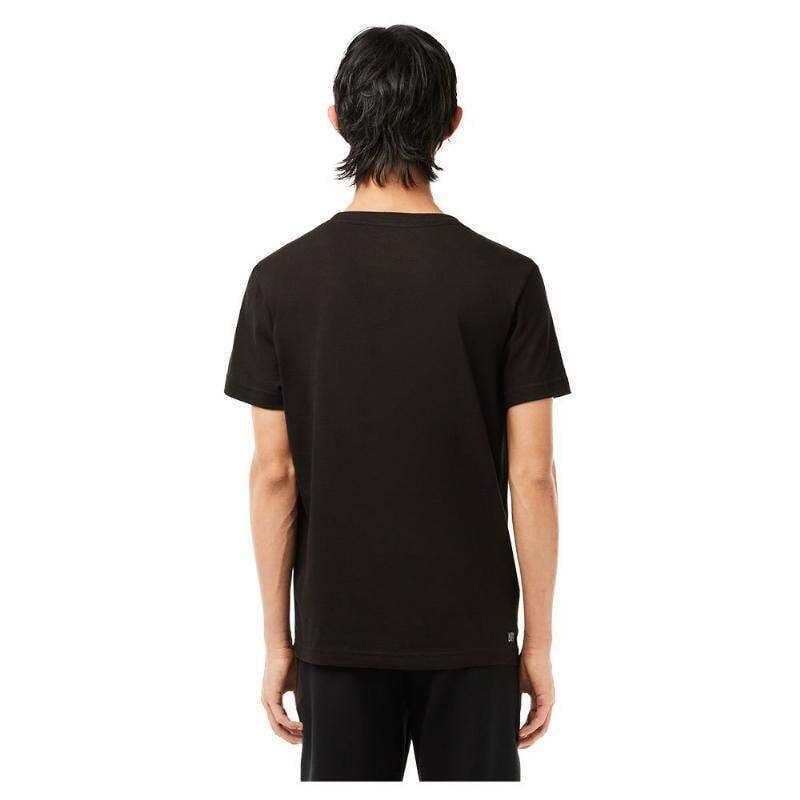 Lacoste Camiseta Sport Negro/naranja 5/5