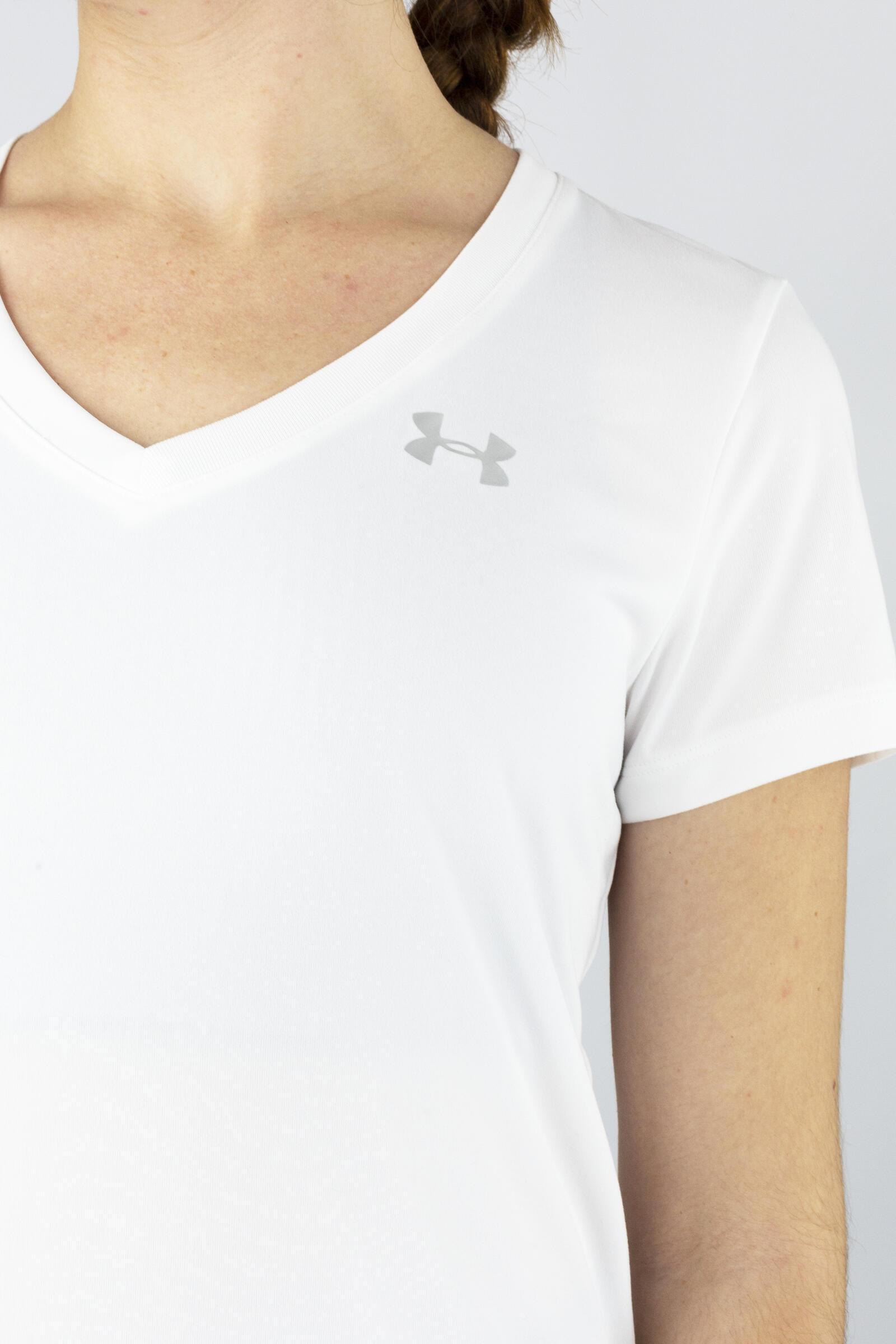 Under Armour Camiseta De Manga Corta Ua Tech Blanco 4/5