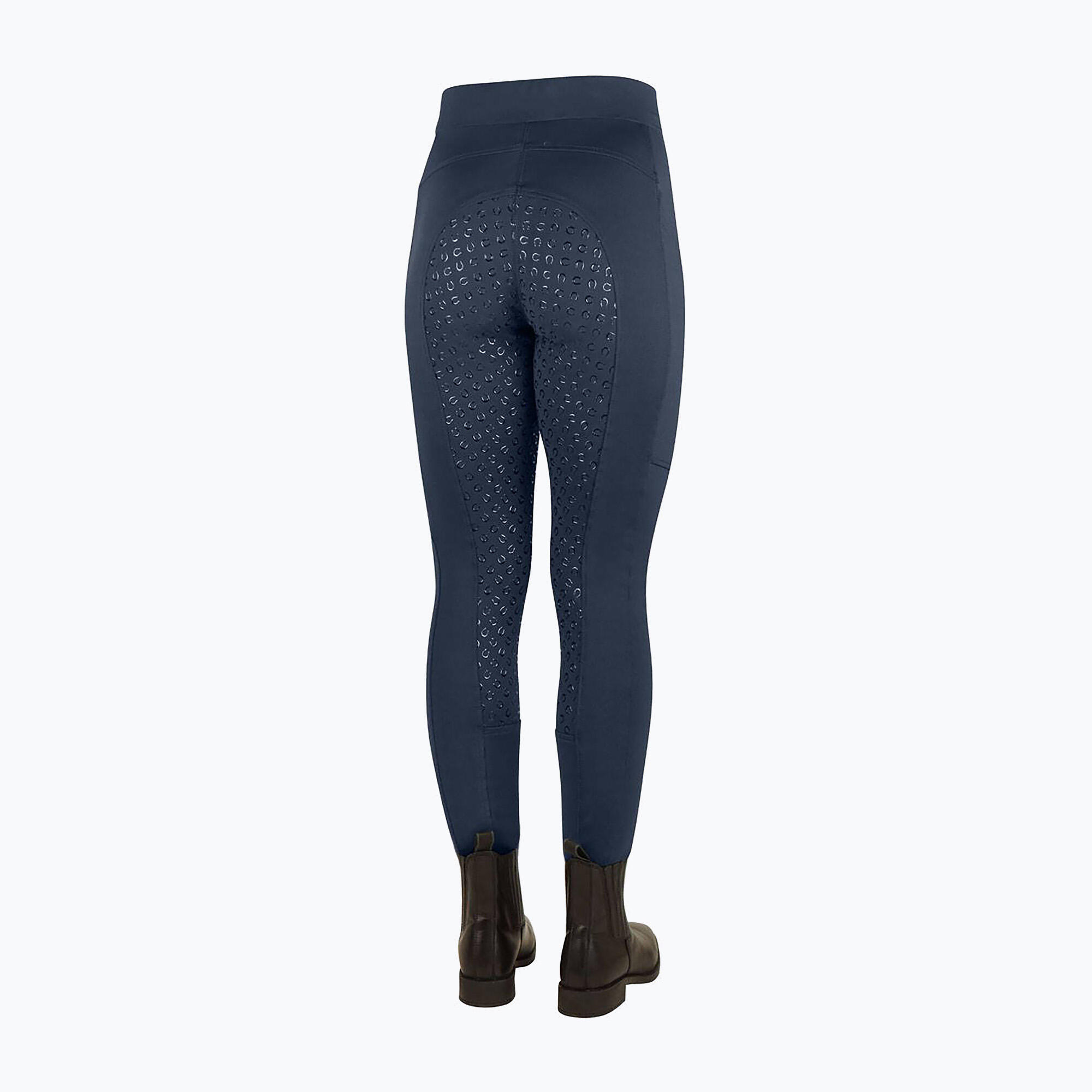 Calças de equitação infantis York Winter Pocket 3/4