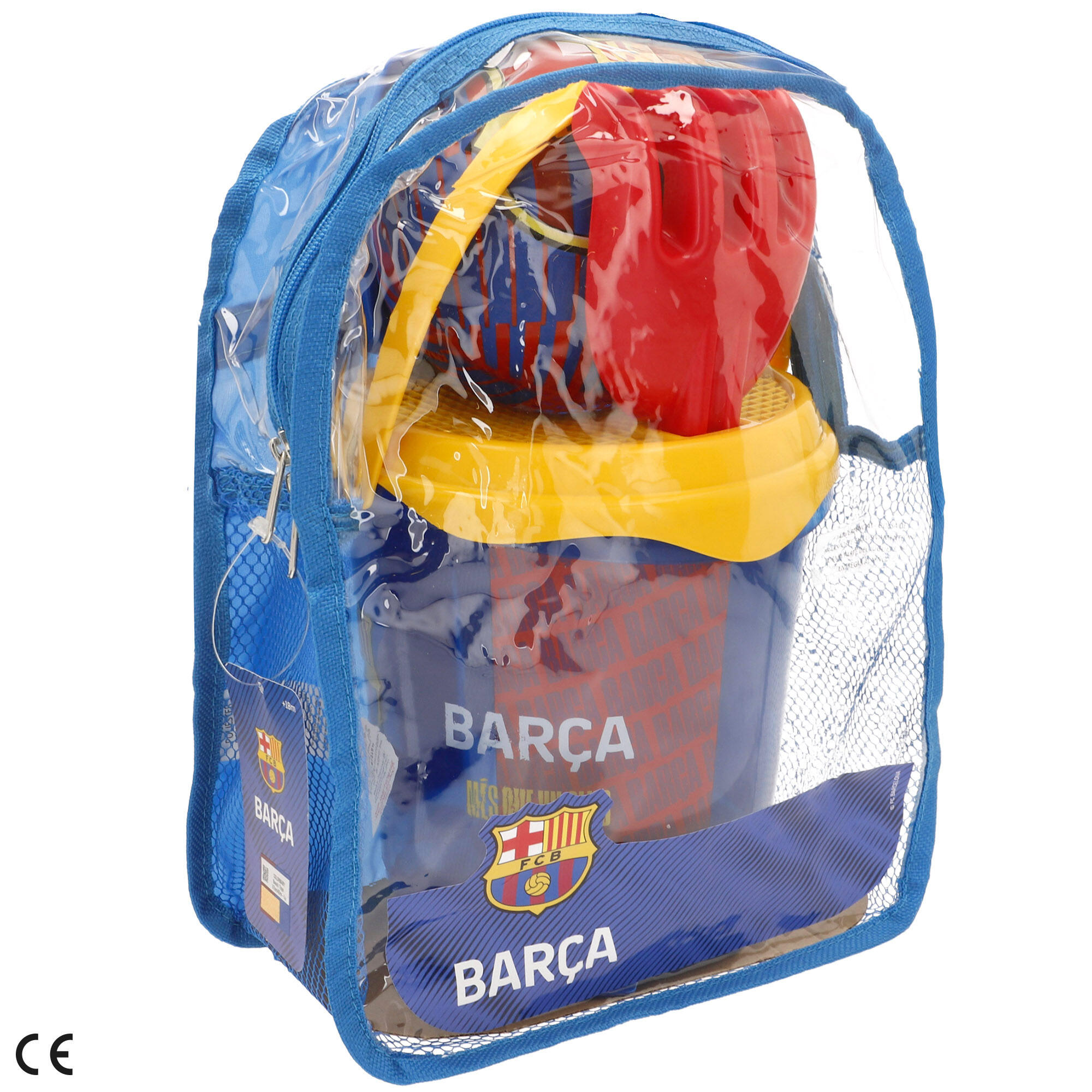 FC Barcelona Cubo de playa con accesorios y balón del equipo 7/7