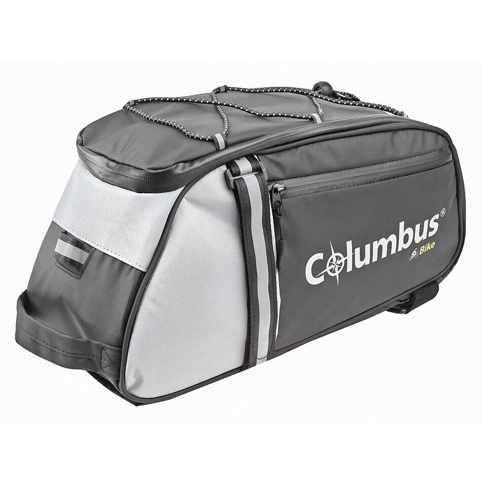 Sacoche de porte Bagage Columbus Trunk bag 8 L Noire et Grise 2/7
