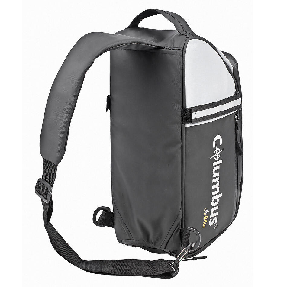 Sacoche de porte Bagage Columbus Trunk bag 8 L Noire et Grise 4/7