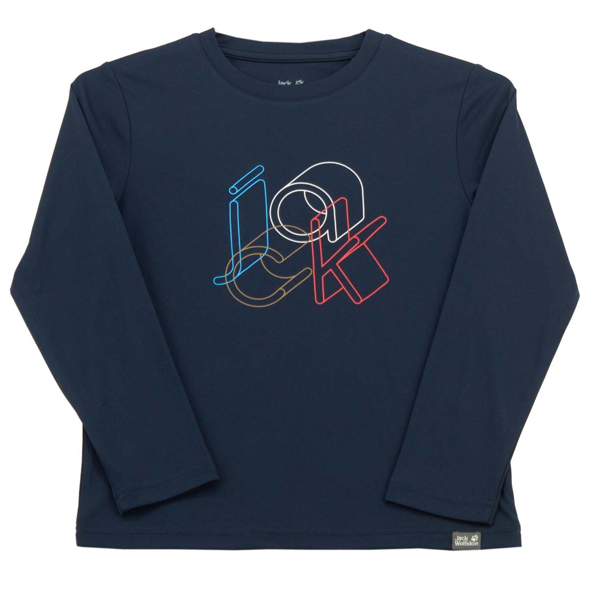 JACK WOLFSKIN Shirt Sunshine Kids in Blau