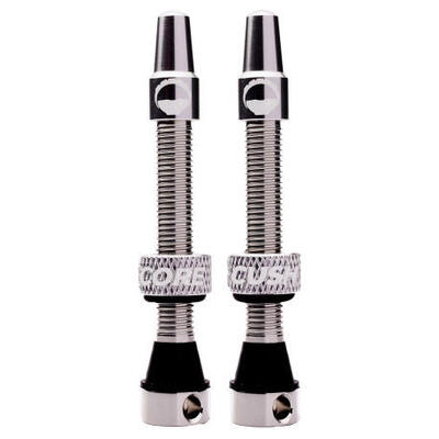 Valvola tubeless Cushcore - 55 mm (coppia) - Argento