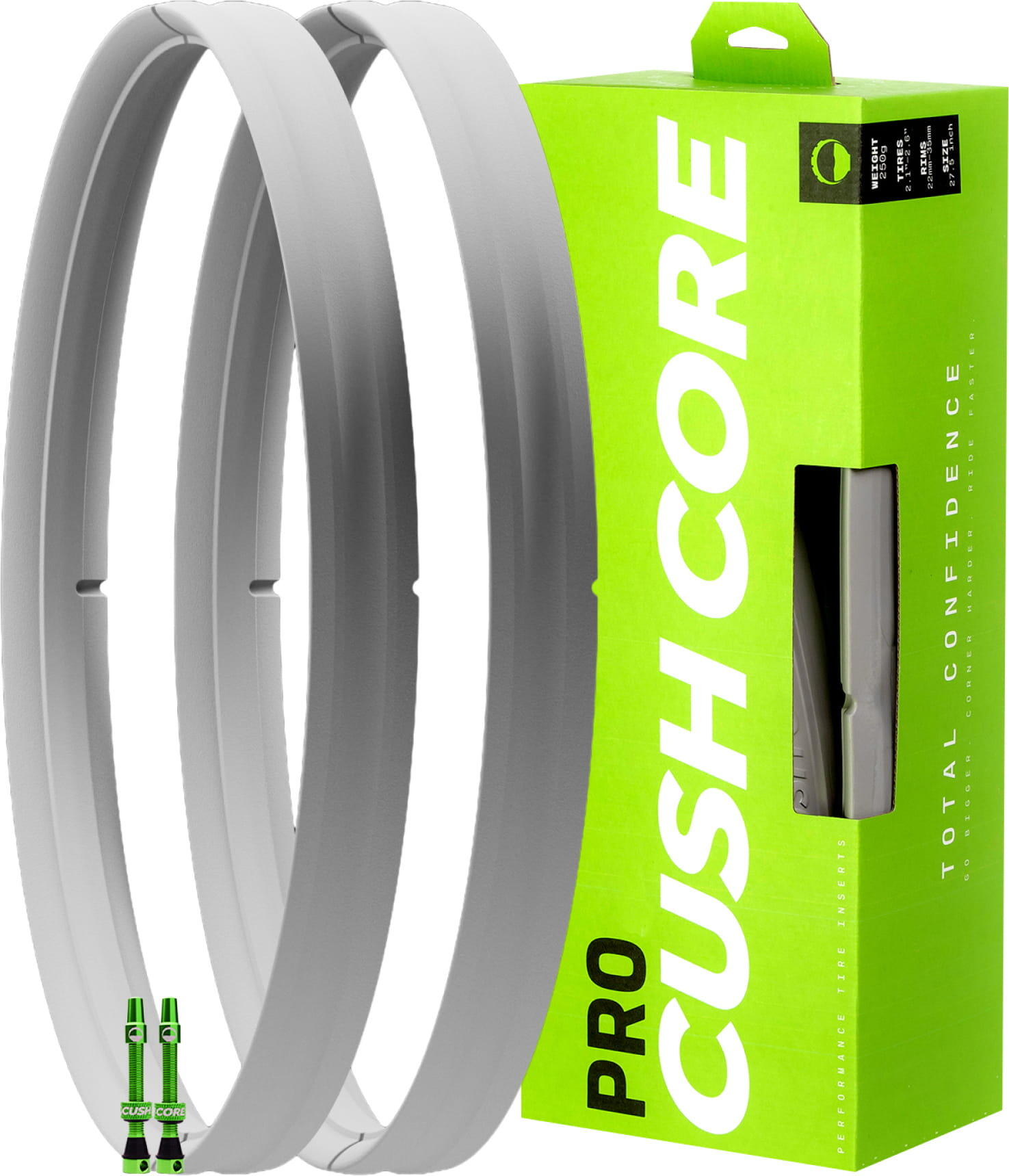 Inserto de espuma Cushcore Pro de 29" (par, válvulas incluidas) 2/2