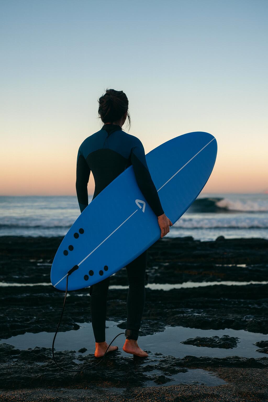 Tabla de Surf Softboard - Shark - Epoxy + Fibra de Vidrio - 6'6"x21"x2.75" - 48L 3/7