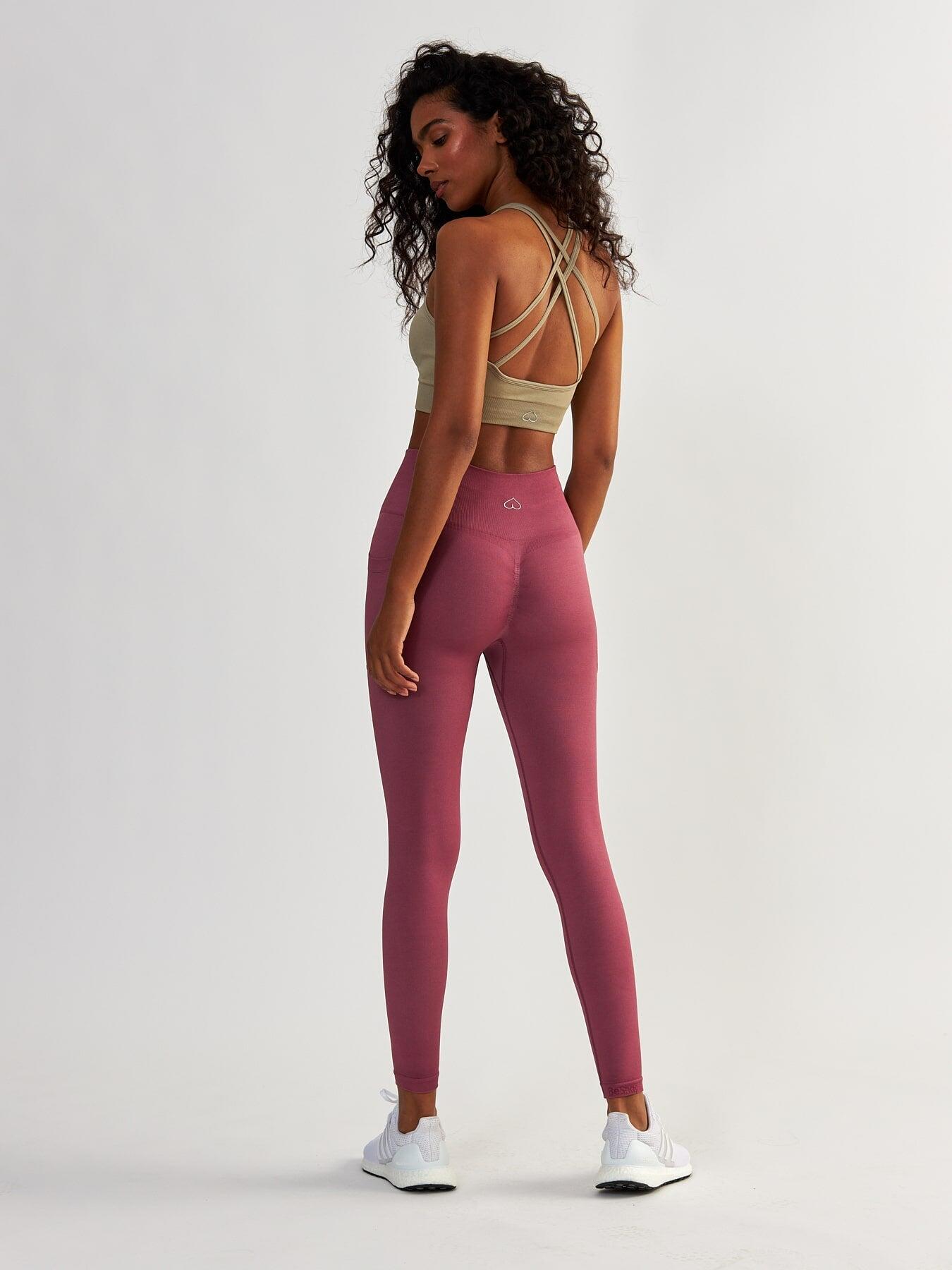 Legginsy fitness damskie Beshaped Lift Me Up z kieszeniami 2/7