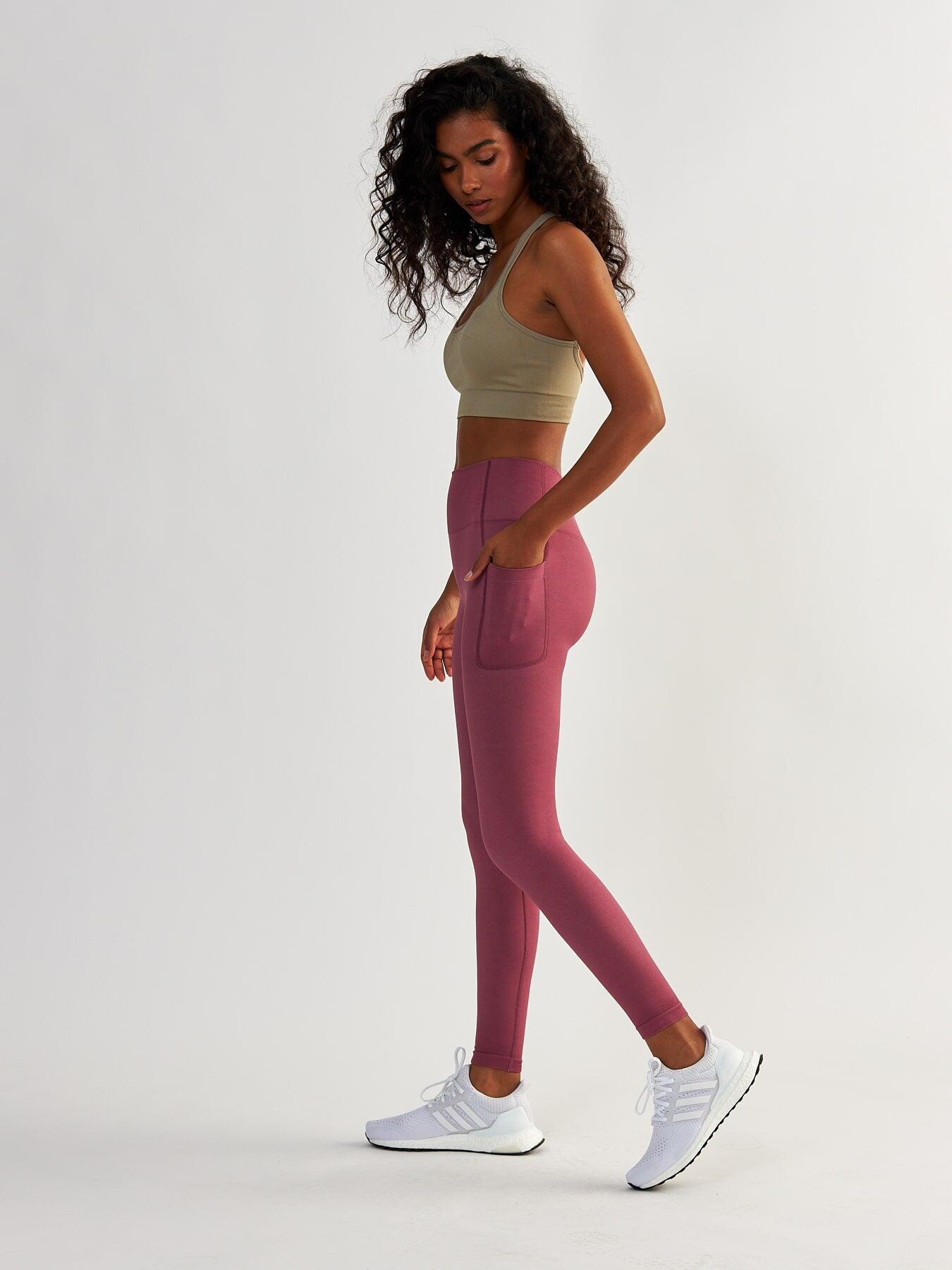 Legginsy fitness damskie Beshaped Lift Me Up z kieszeniami 4/7