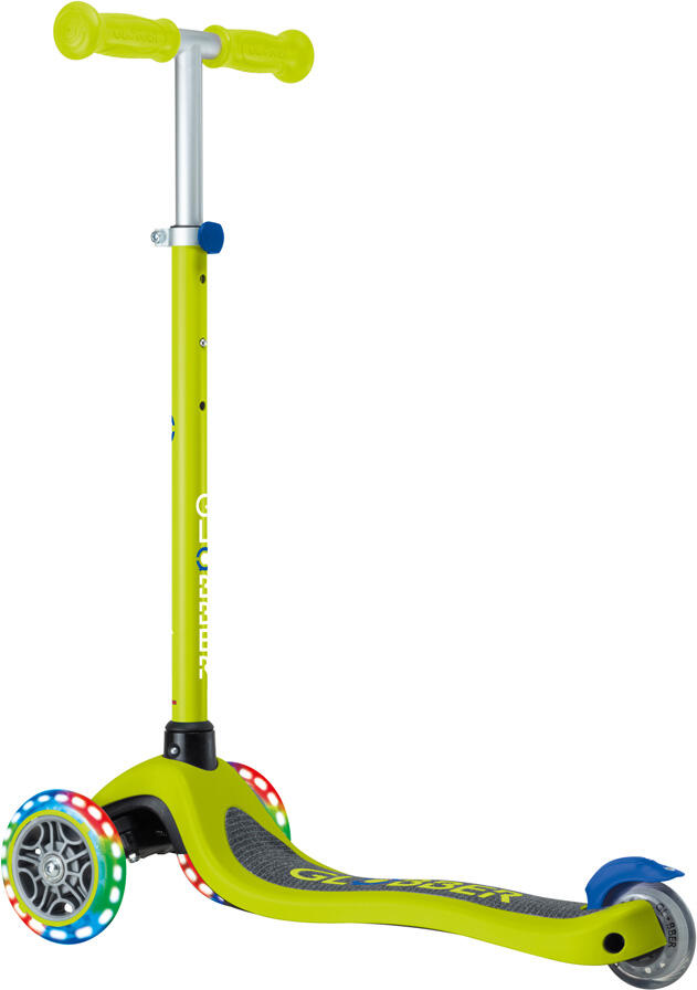 Globber Mini tRougetinette | Primo Lights | Lime vert - Navy blue 4/7