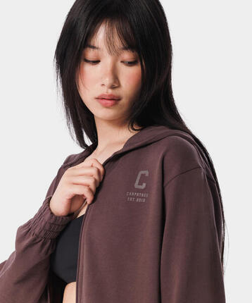 Rozpinana bluza sportowa dla kobiet Carpatree Varsity Chic