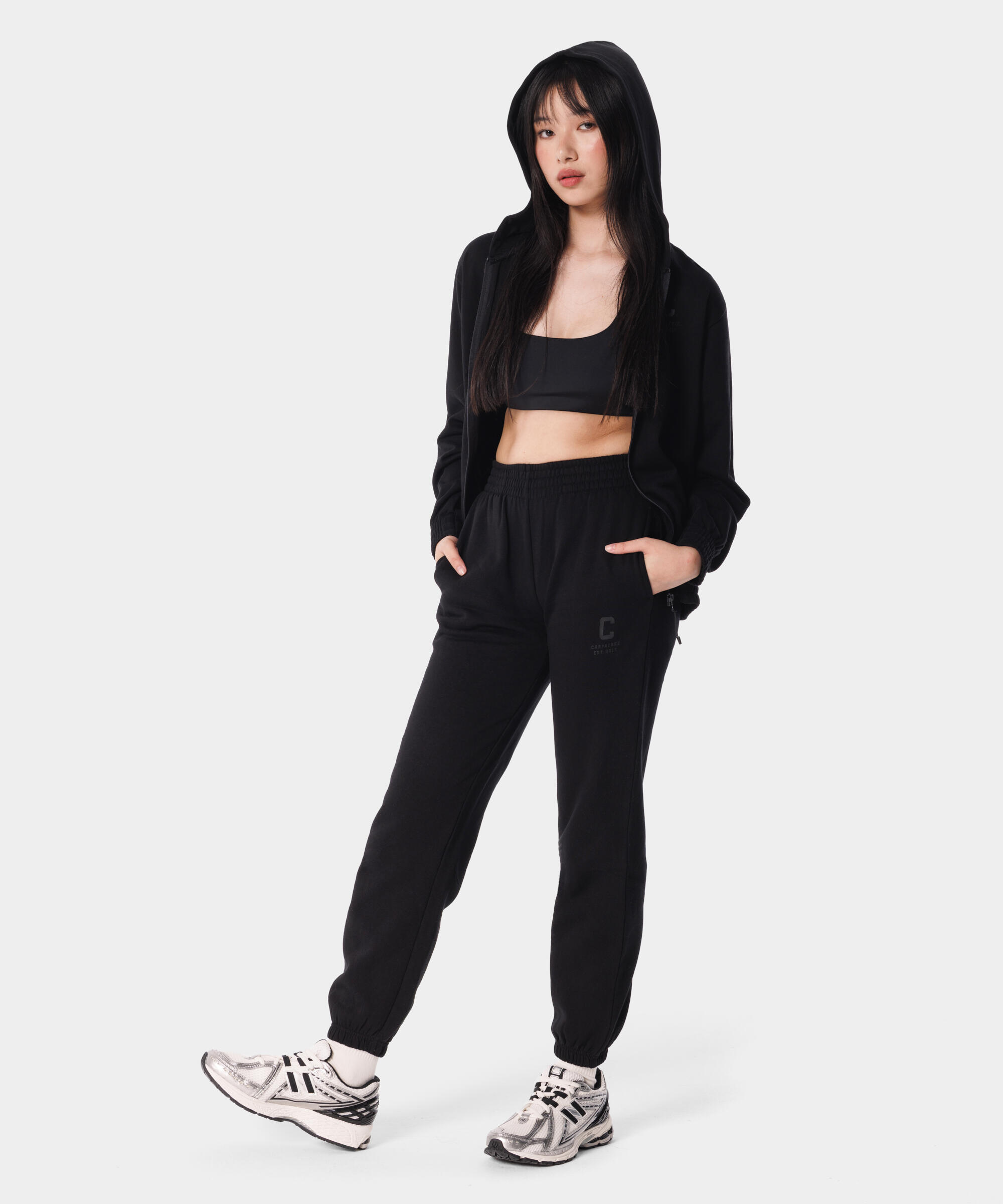 Spodnie dresowe sportowe dla kobiet Carpatree Varsity Chic 5/6