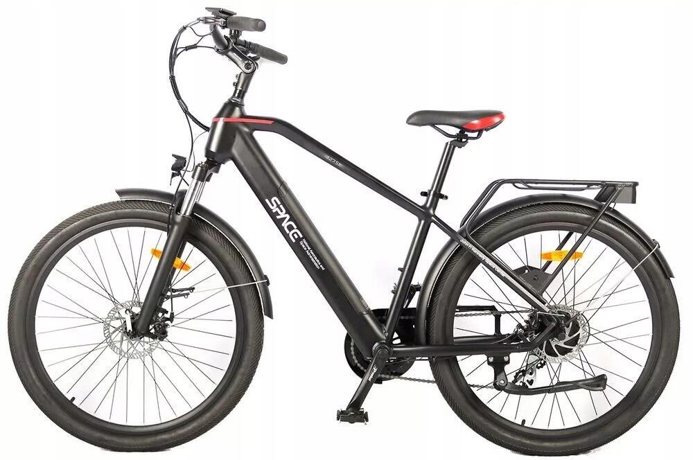 Rower elektryczny Trekkingowy NASA USA Mimas E-BIKE 27,5" Czarny 468wh 2/7