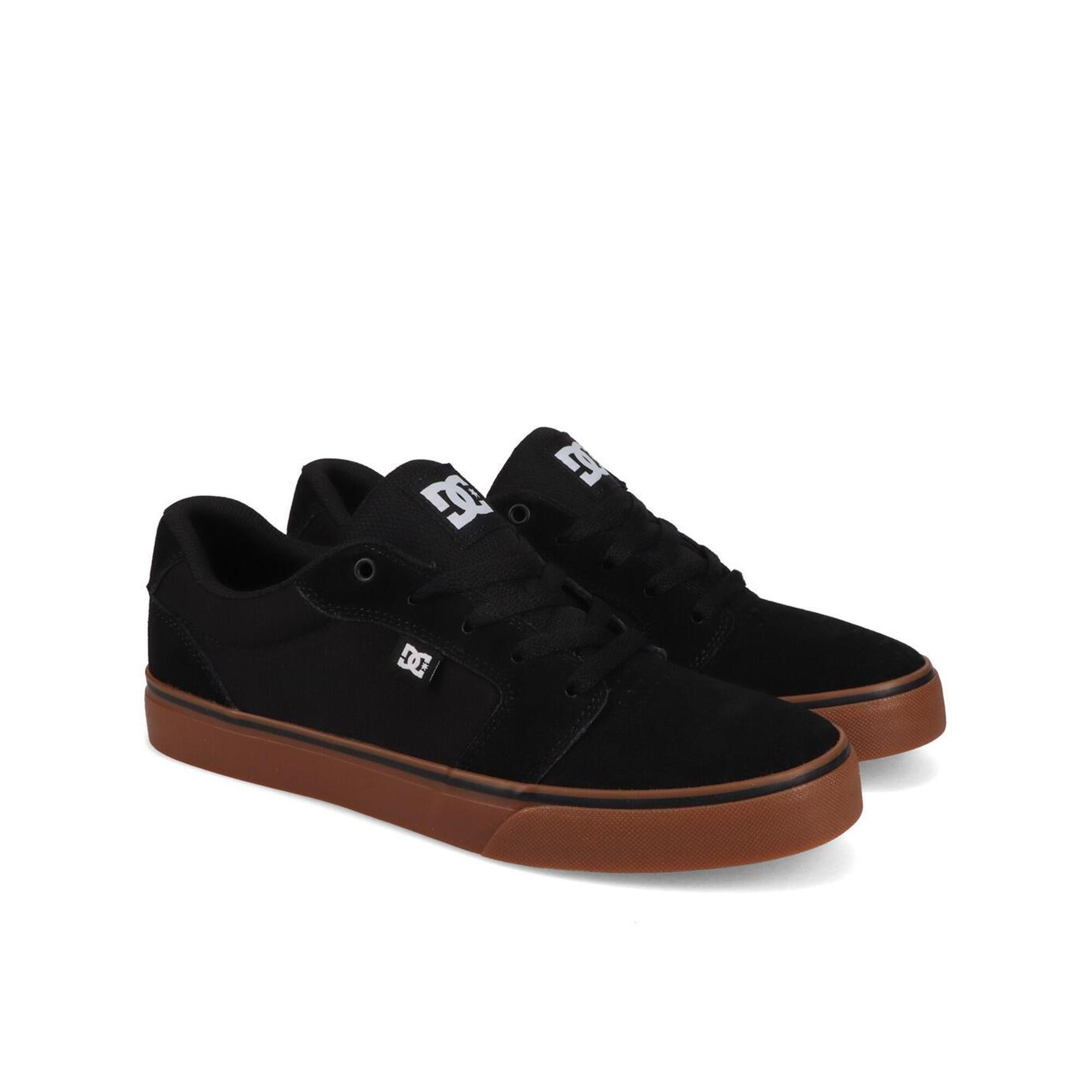 Dc Shoes - Chaussures En Cuir Anvil Noir Homme - Baskets - Noir - Decathlon