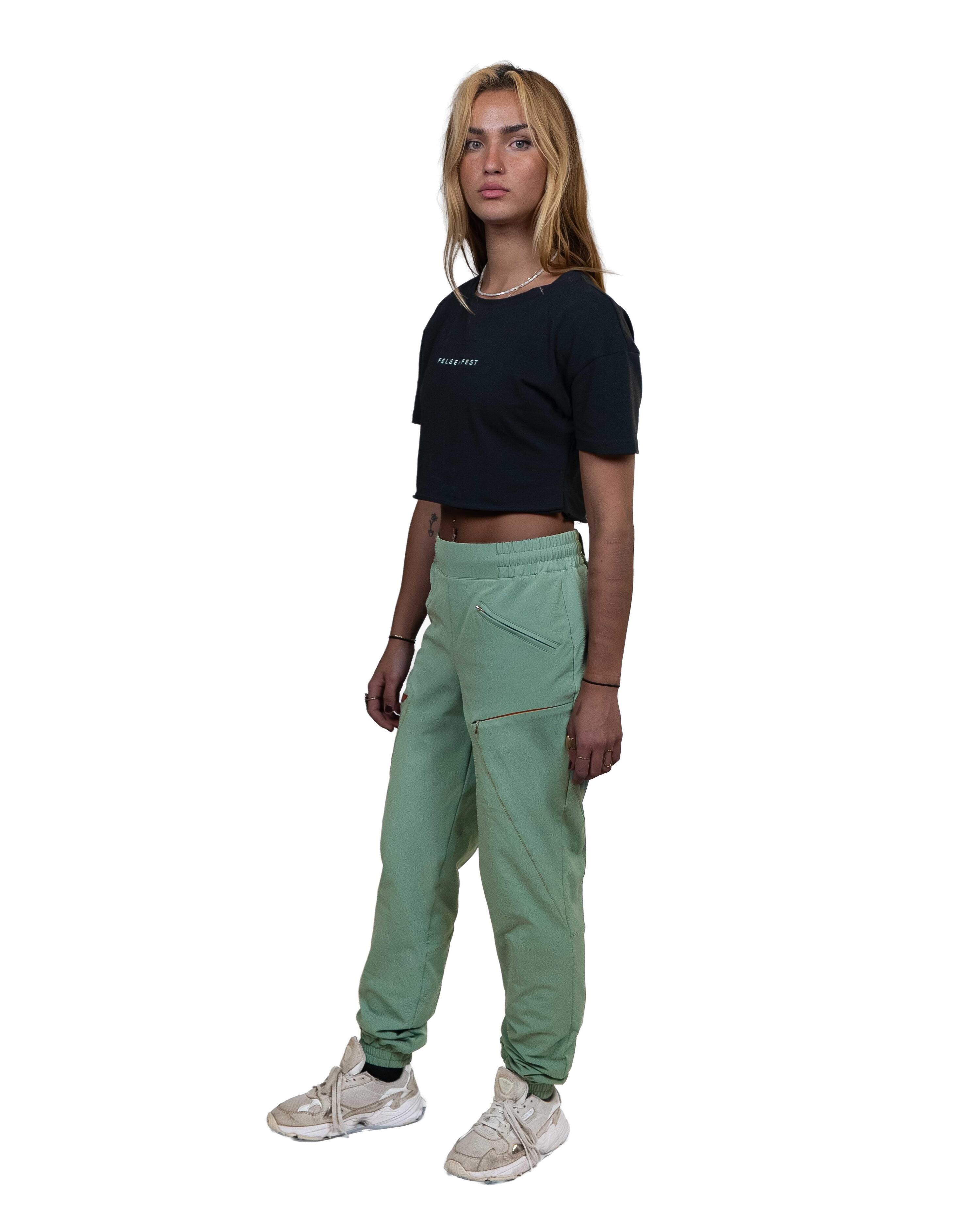 Boulderhose Türkis Frauen 7/7