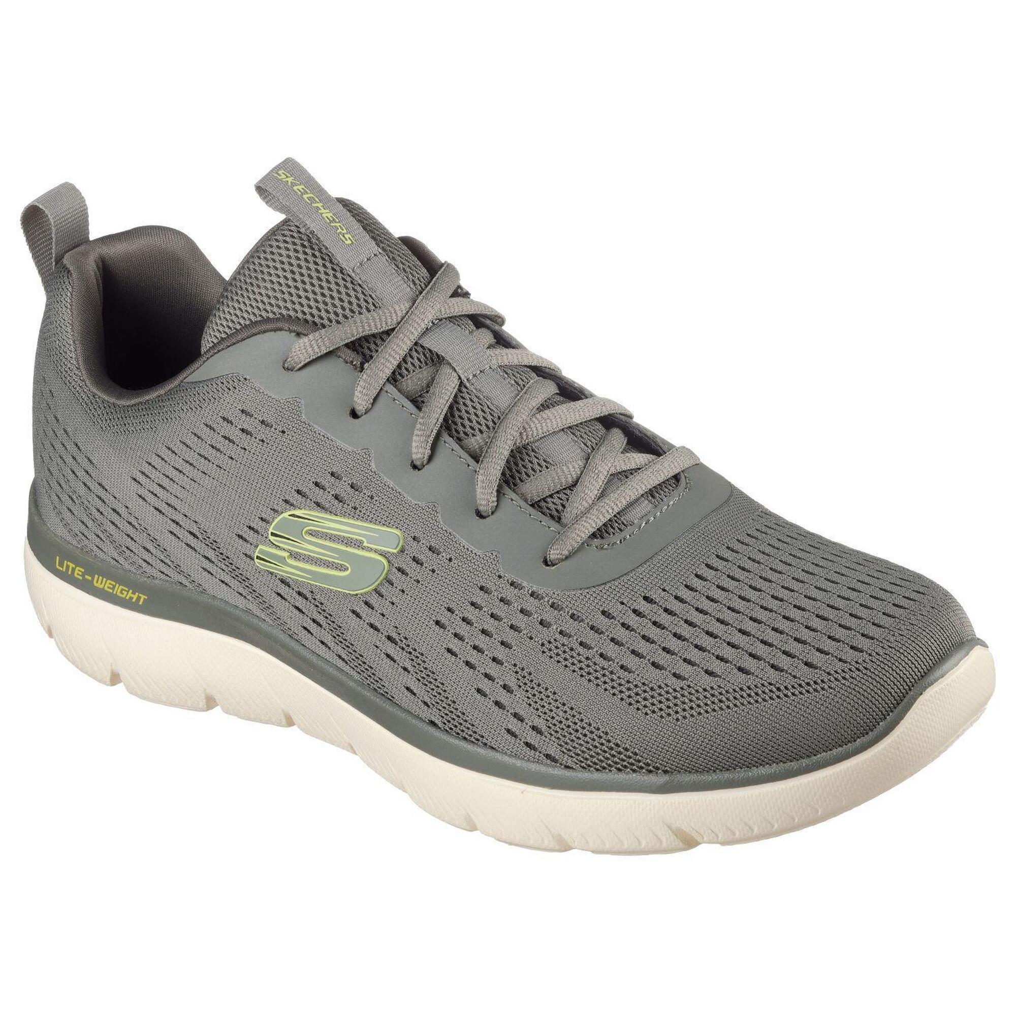 Skechers - Homme Summits Torre Sneaker Vert Olive - Chaussures De Sport - Decathlon