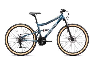 Mtb fiets 27.5", volledig geveerde, 21 versnellingen, schijfremmen