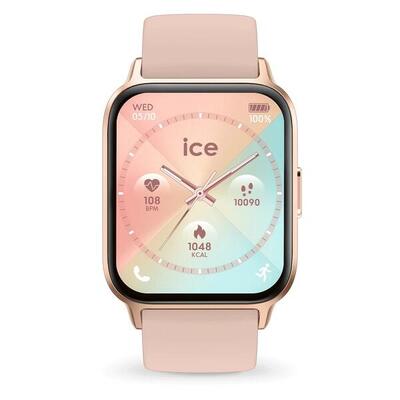 Montre connectée ICE FIT Rectangulaire avec Bracelet Silicone Rose g