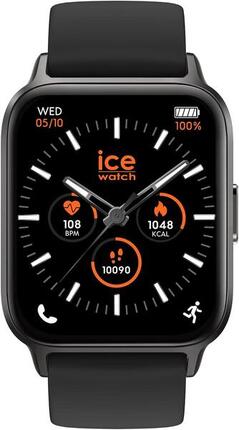 Montre connectée ICE FIT Rectangulaire avec Bracelet Silicone Noir I