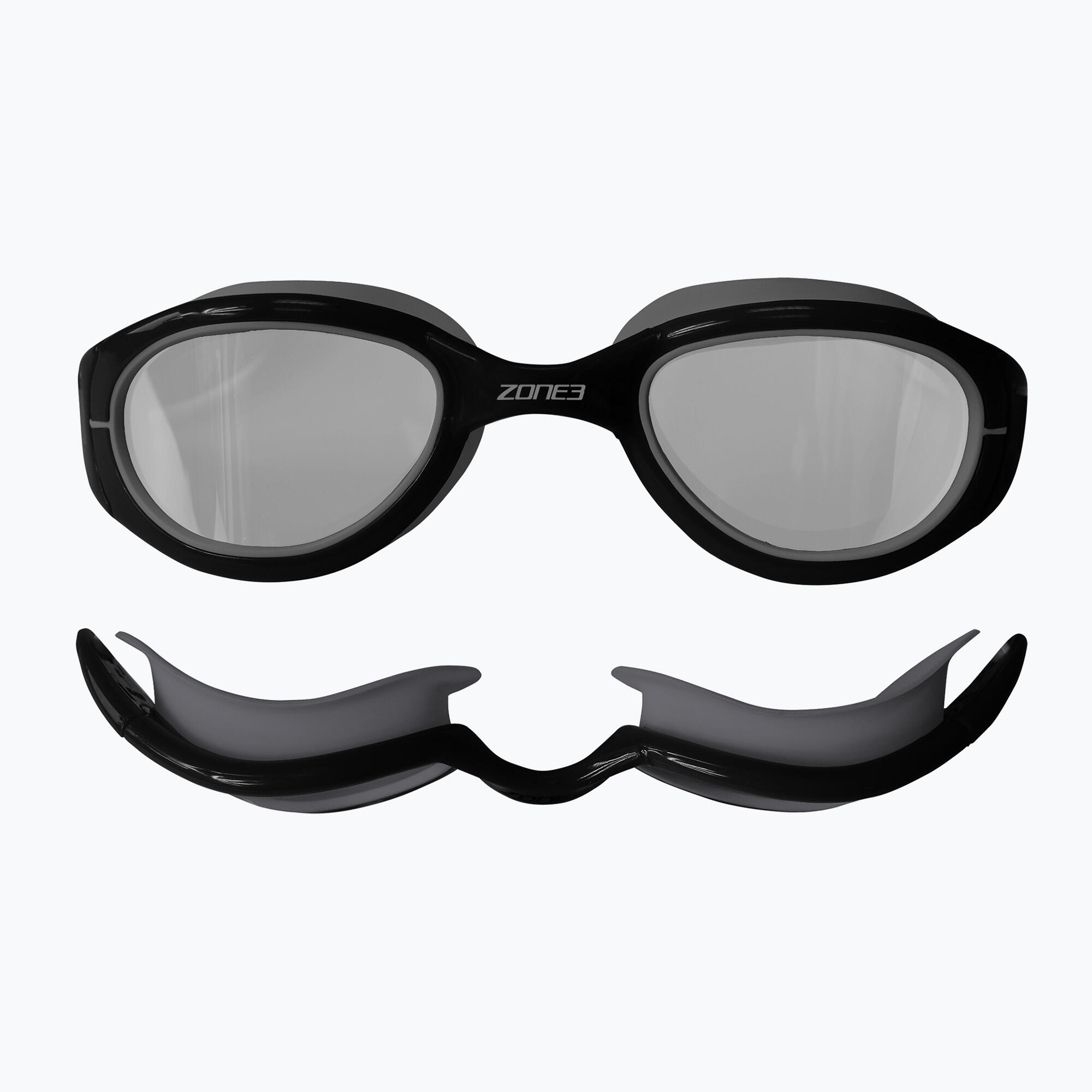 Attack Swim Goggles Adult PHOTOCHROMATIC BLACK/GREY 2/7
