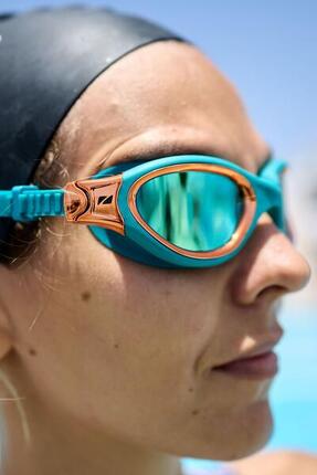 Lunettes de natation polarisées Zone3 Venator-X - Turquoise / Crème / Cuivre