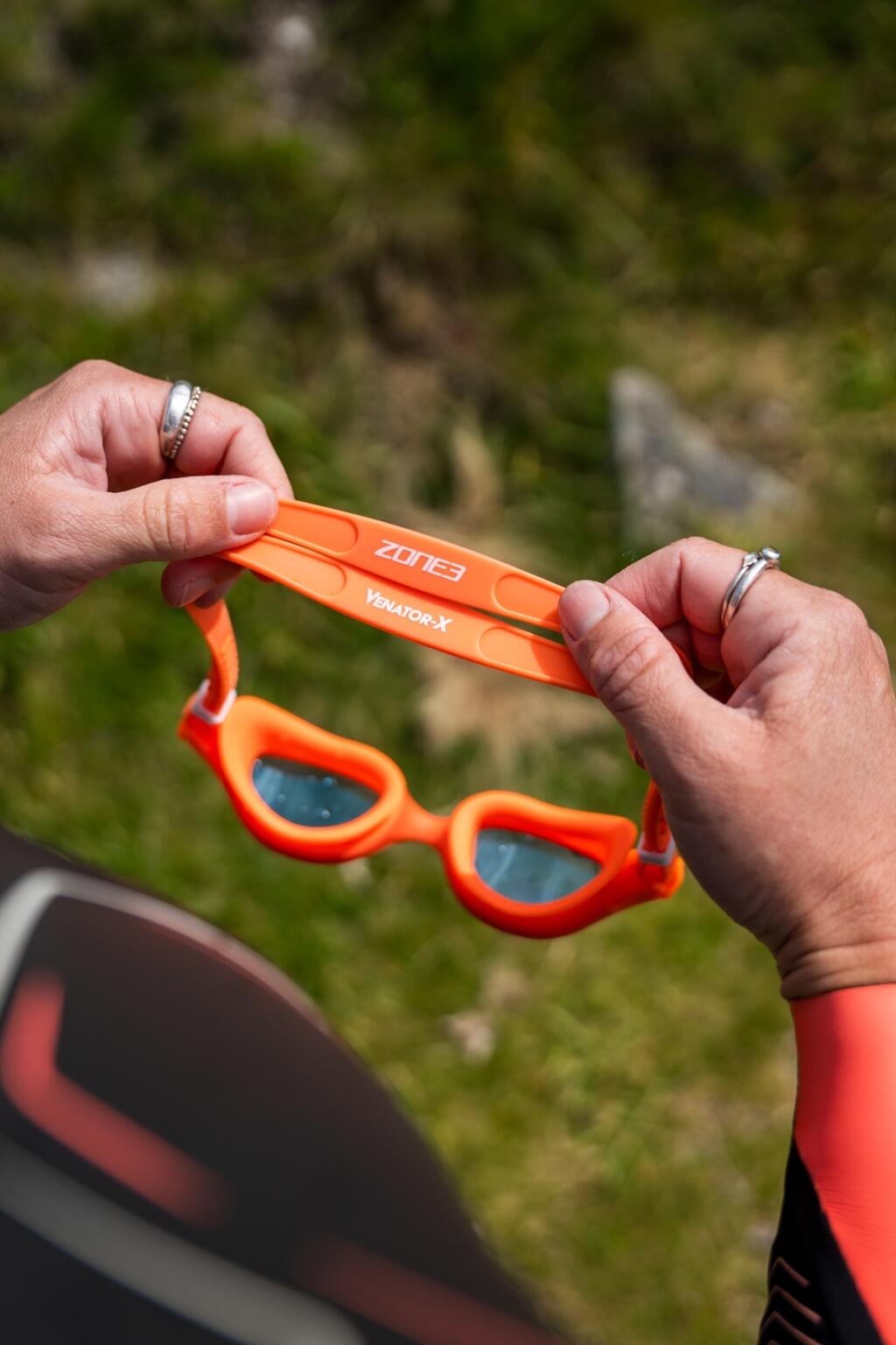 Lunettes natation Zone3 Venator-X Tinted polarisées bleu/orange 3/6
