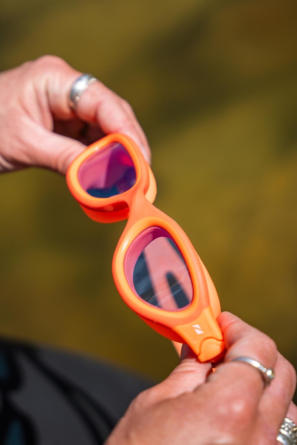 Lunettes natation Zone3 Venator-X Tinted polarisées bleu/orange 5/6