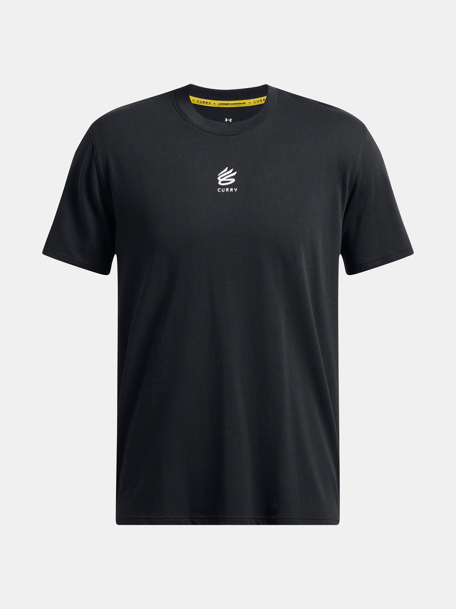 T-Shirt Homme Under Armour Curry Hvyweight Logo 3/4