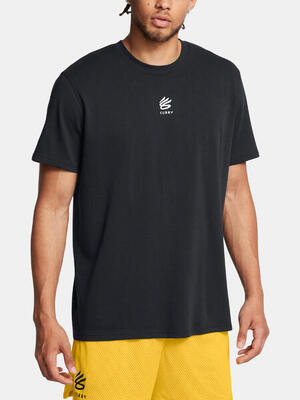 Under armour curry hvyweight-logo heren-t-shirt
