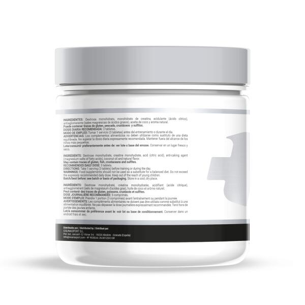 Creatina Monoidrato (Creapure®) - 120 Compresse Masticabili al Limone MASMUSCULO 5/6