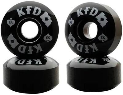 Kfd team 100a skateboard wielen 4-pack - 53mm - flagship