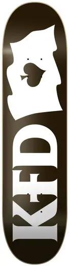 KFD Logo Flagship Skateboard Deck - 8.25" - Black