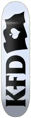 Kfd logo flagship skateboard deck - 8.25" - white
