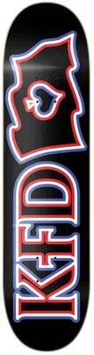 Kfd logo flagship skateboard deck - 8.25" - white
