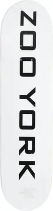 Zoo York Classic Logo Block Skateboard Deck - 8" - Weiß