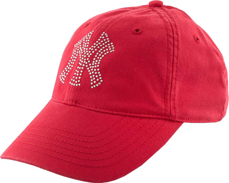 Czapka Unisex z Luksusowej Bawełny NY Diamonds Czerwona