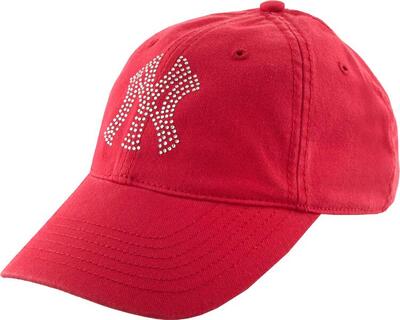 Unisex Luxuriöse Baumwollkappe NY Diamonds Rot