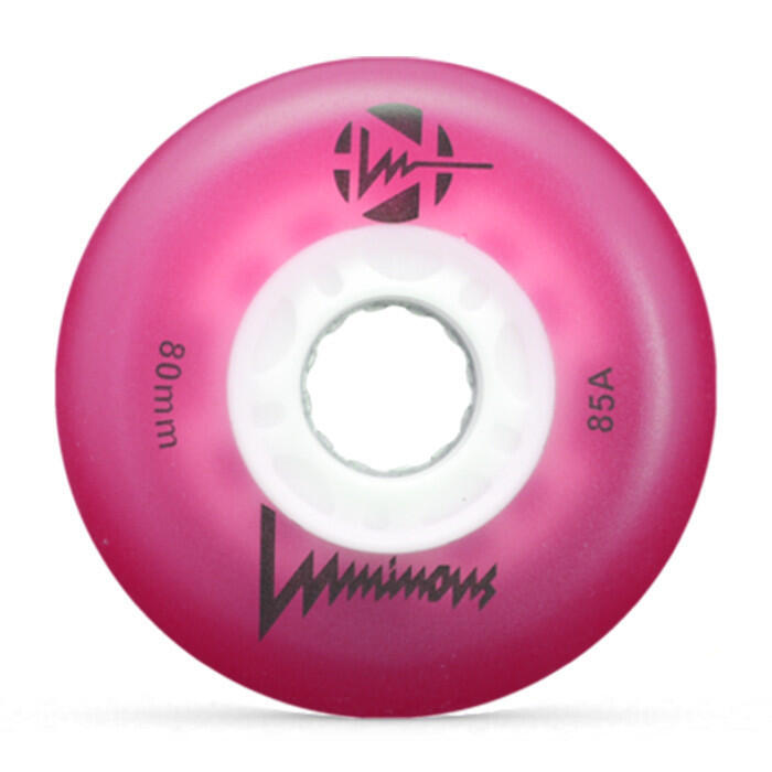 LUMINOUS Roue INLINE 85A Rose [x4] 6/6