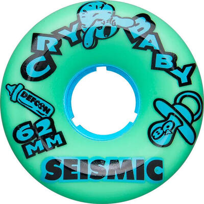 Skateboard wielen - crybaby - 62x40 mm 80a - mint defcon - whcry 62 80a def - se